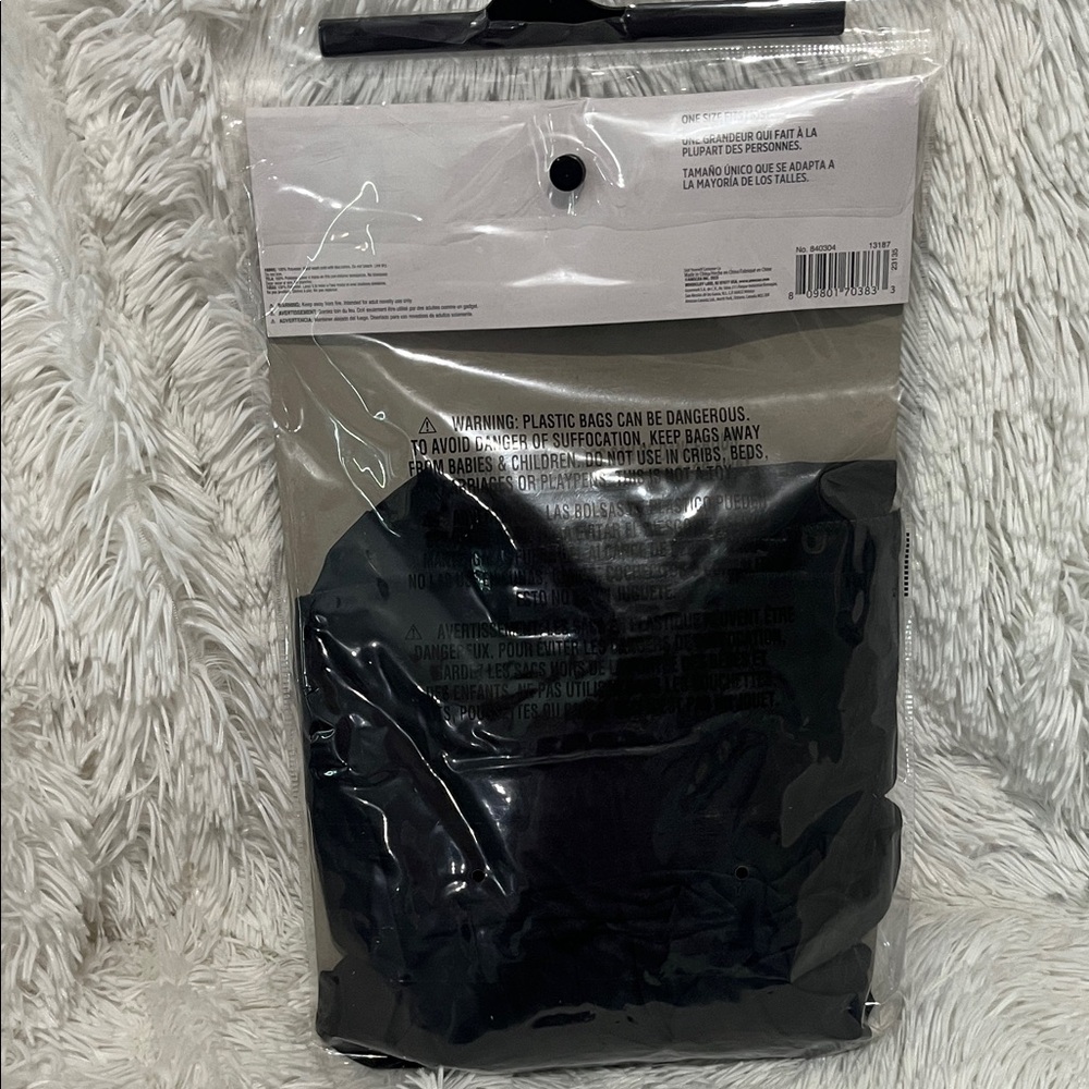 Spirit Black Cape for Men - Picture 2 of 2